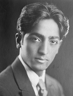 Krishnamurti dans les années 1920
